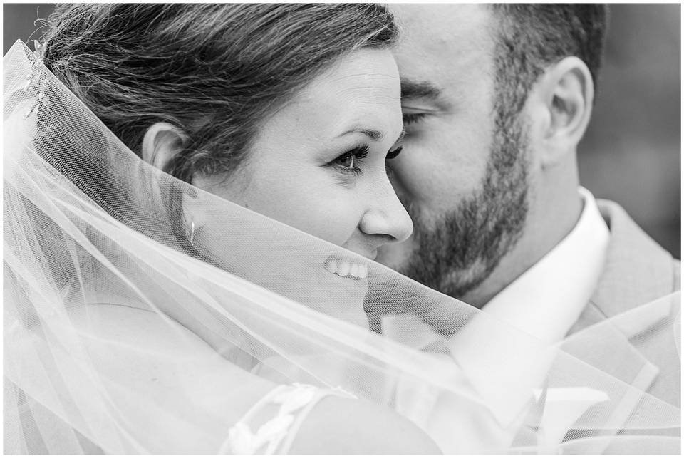 Black and White bridal