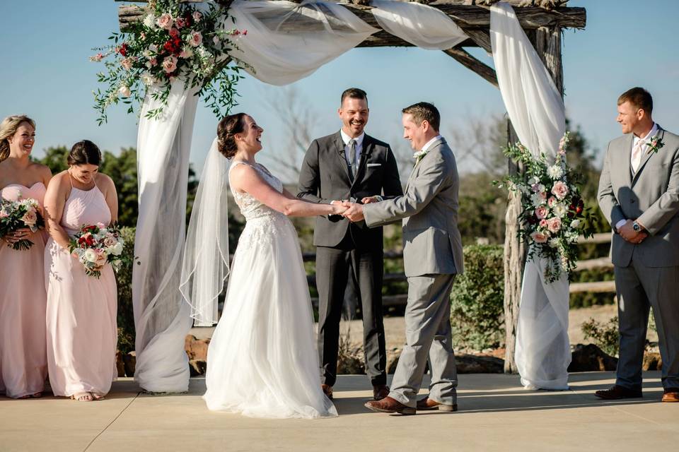 Haley + Will Outdoor Ceremony