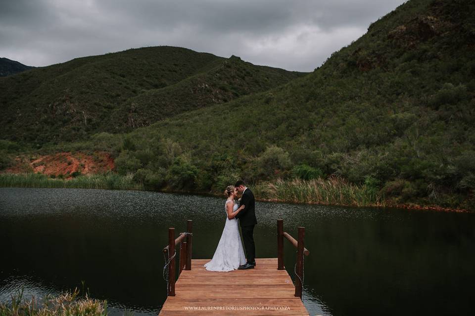 Couple on a dock