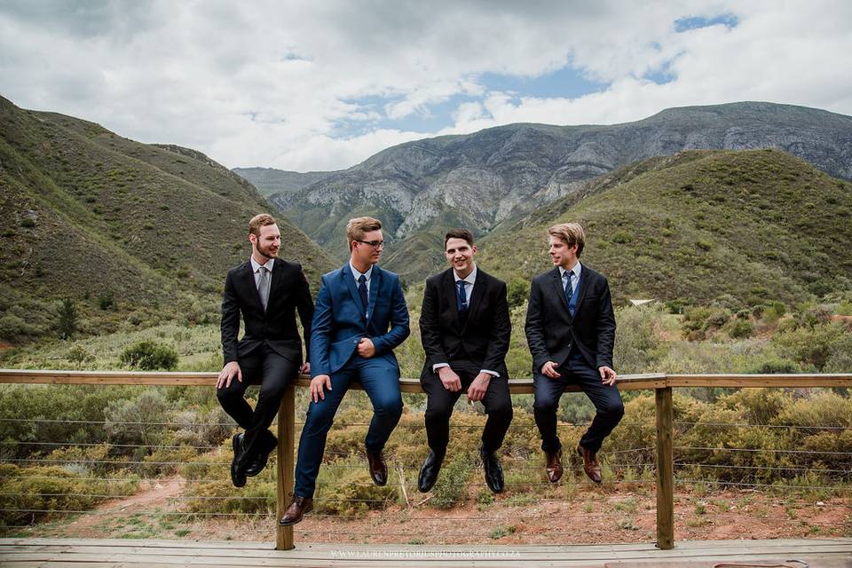 Groom and groomsmen