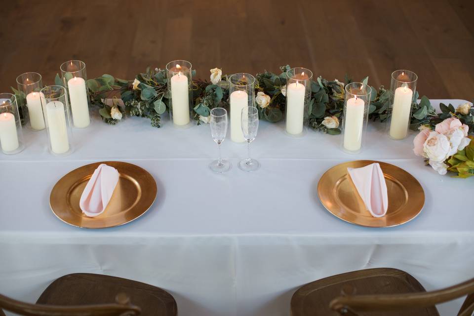 Sweetheart table