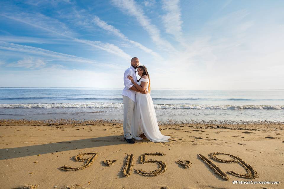 Engagement in the beach