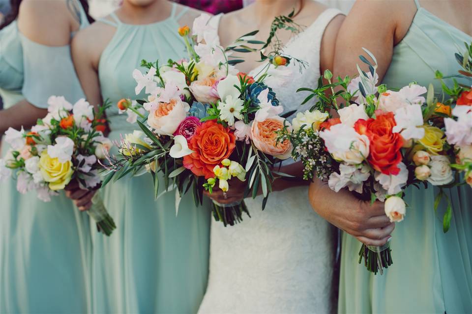 Bright and happy flowers