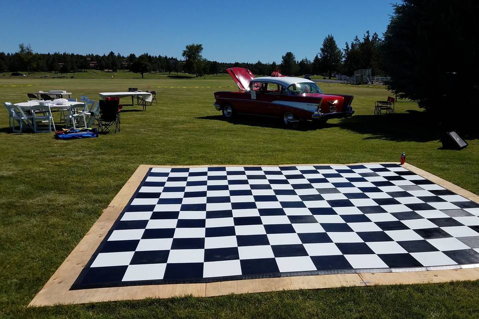 Black and White Dance floor