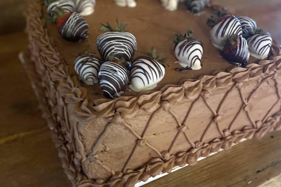 Chocolate Groom’s cake