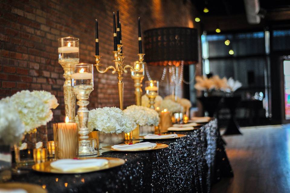 Head table setting