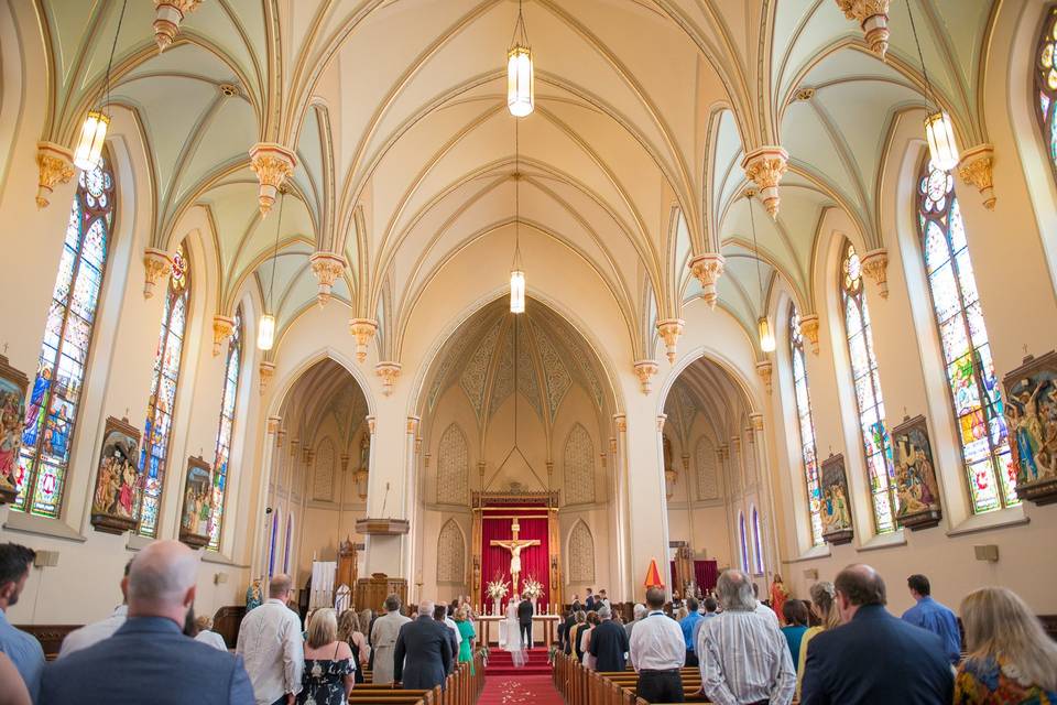 Cathedral of St. Peter and Paul Catholic Wedding - Chattanooga, TN - Photo by: Life with a View Studio