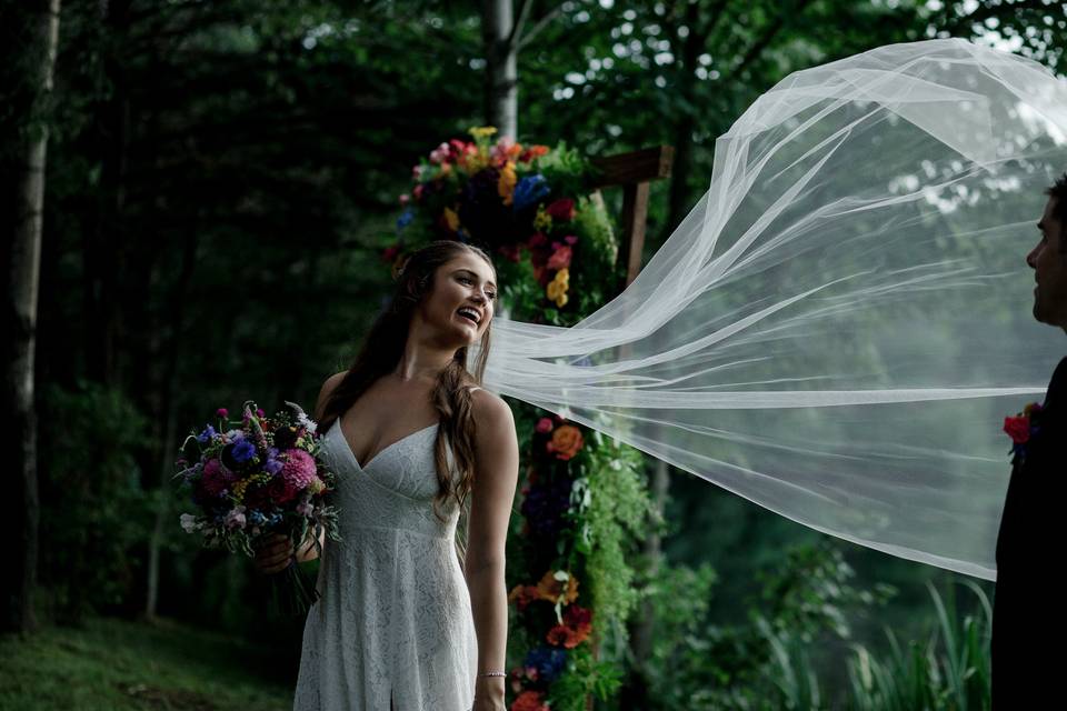 Backyard wedding