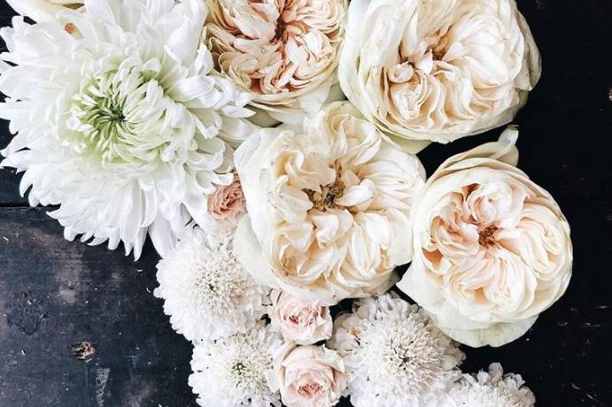White flowers