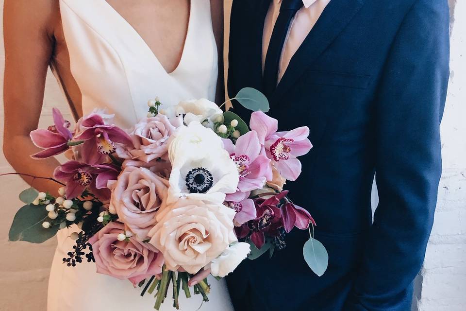 Bride & groom.