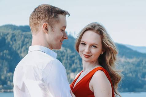 A waterside couple
