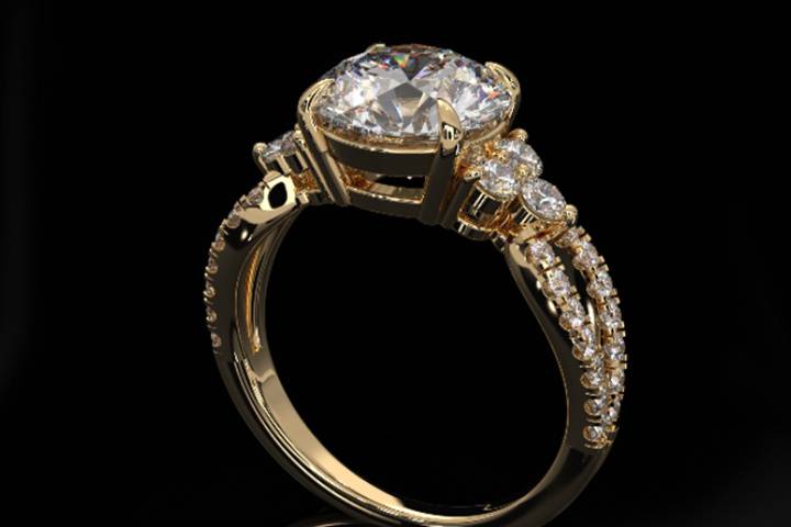 Round Diamond Engagement Ring