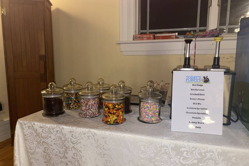 Sundae bar