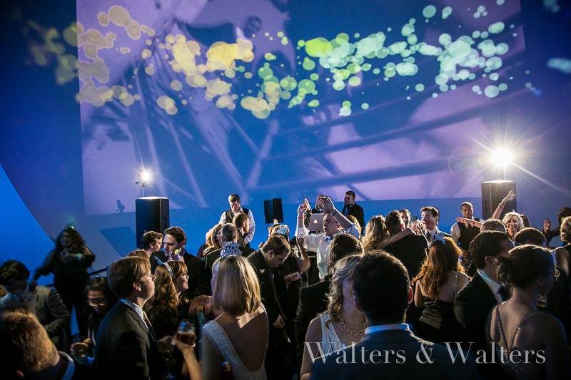 Guests dancing