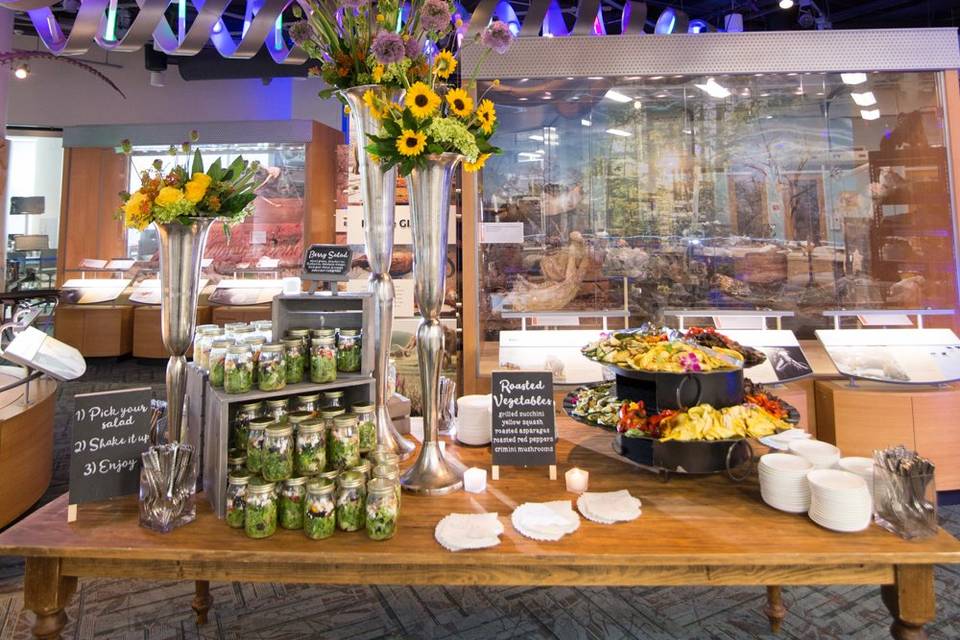 Mastodon with food station