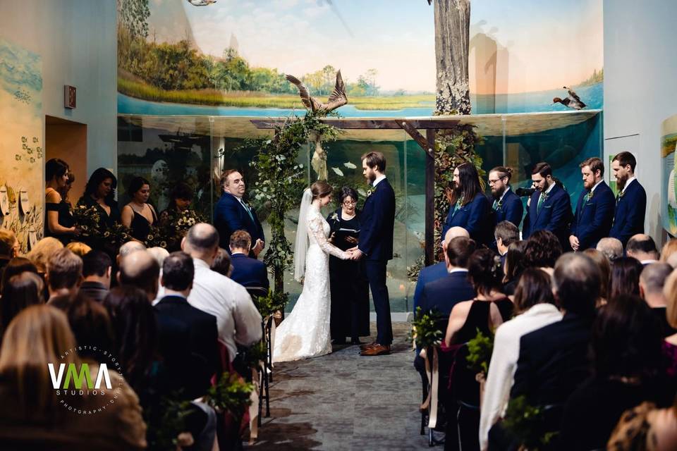 Coastal hall ceremony