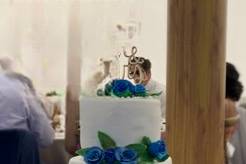 Fondant covered & Sugarflowers