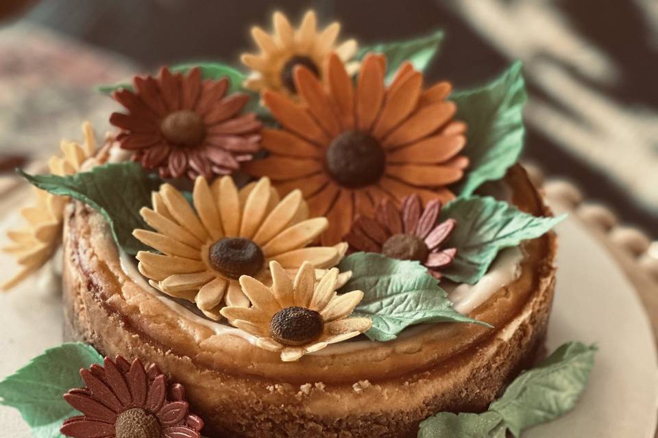 Cheesecake Sunflowers Theme