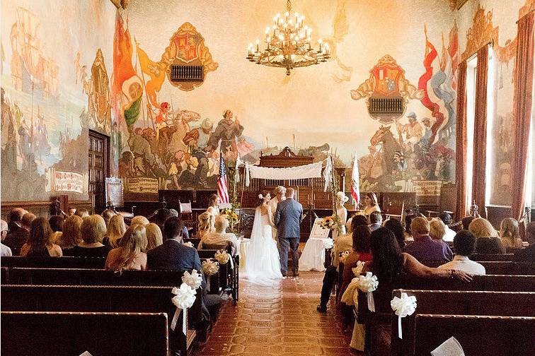 Indoor ceremony