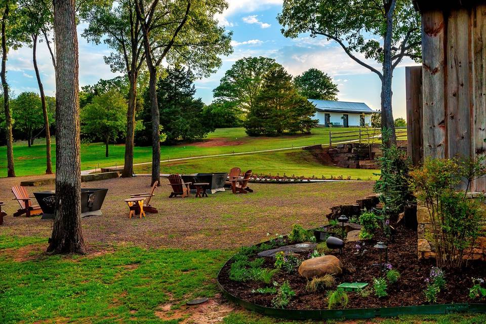 Outdoor hangout area