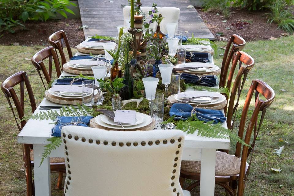 Al fresco rehearsal dinner