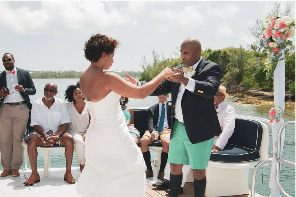 Bermuda Wedding Yacht