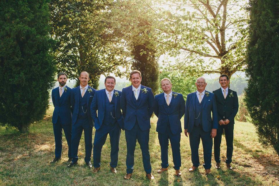 Groom and his groomsmen | Winterbird Photography