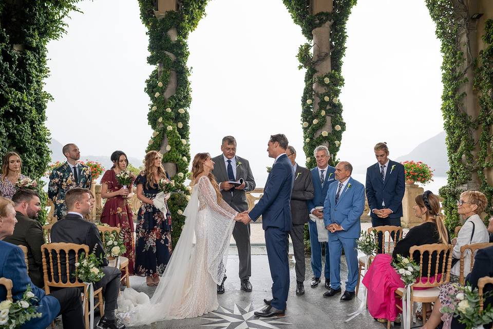 Wedding on lake como