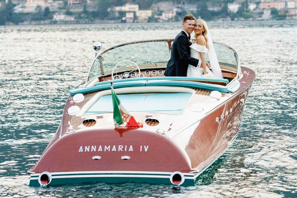 Wedding on lake como