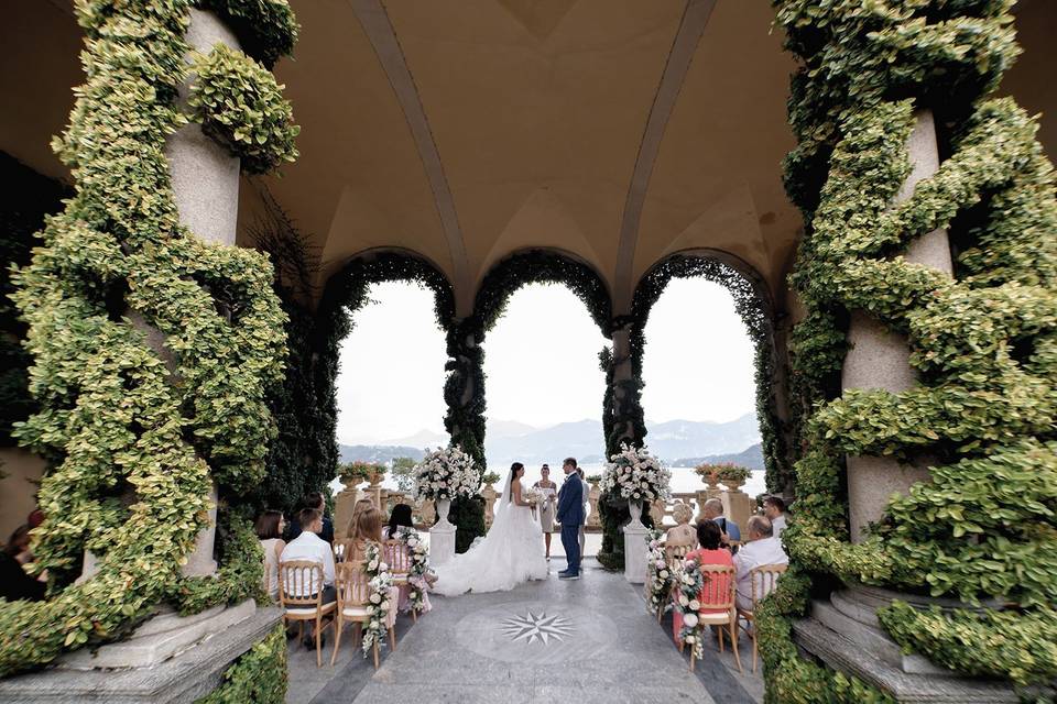 Wedding on lake Como