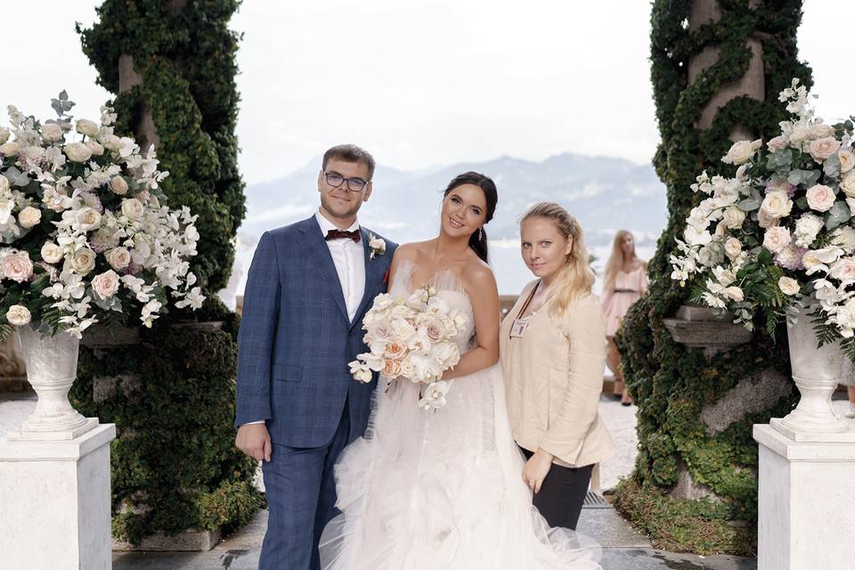 Wedding on lake Como