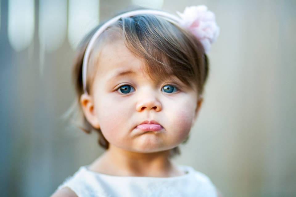 Flower girl closeup