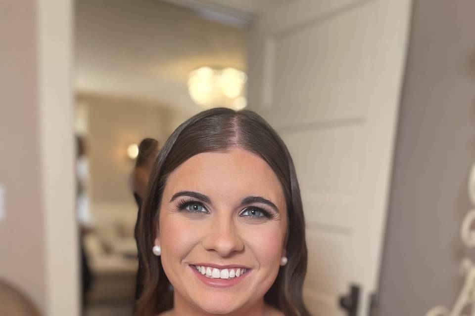 Beautiful bridesmaid glam