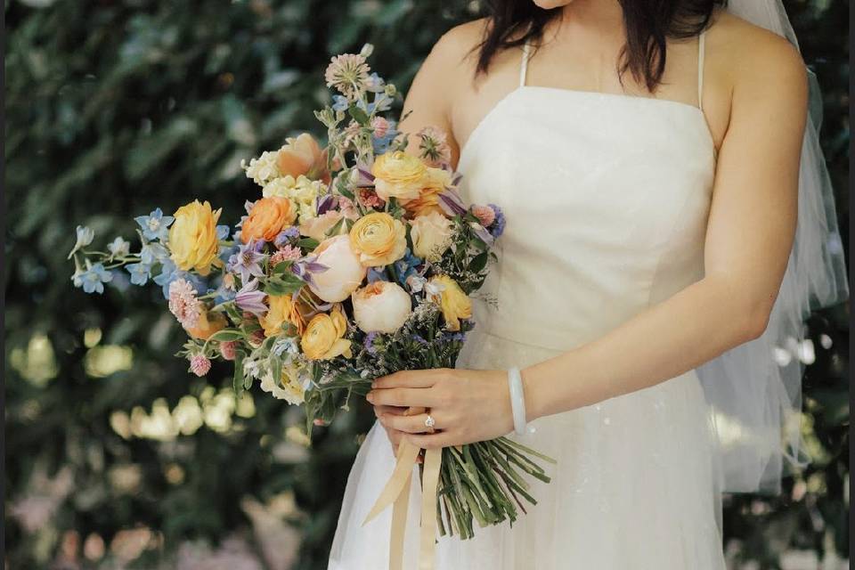 Lovely Wildflower Bride