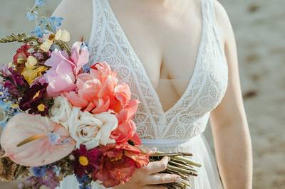 Bridal Bouquet & Flower Crown