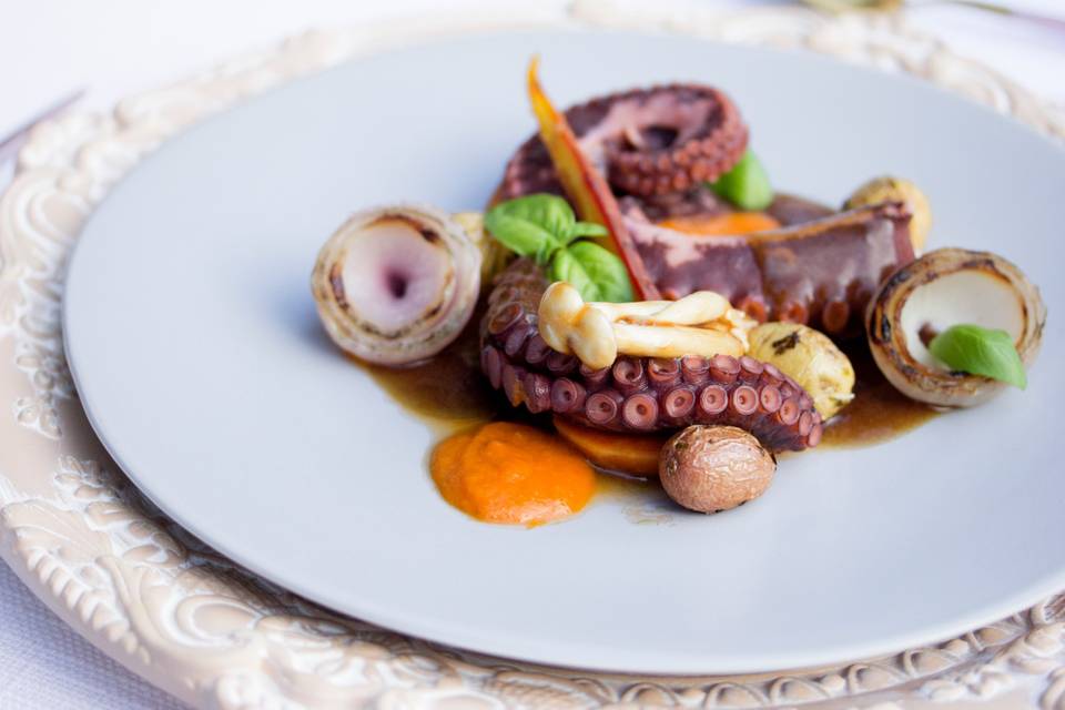 Spanish char-grilled octopus