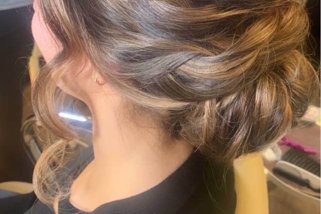 Low Textured Updo Trial