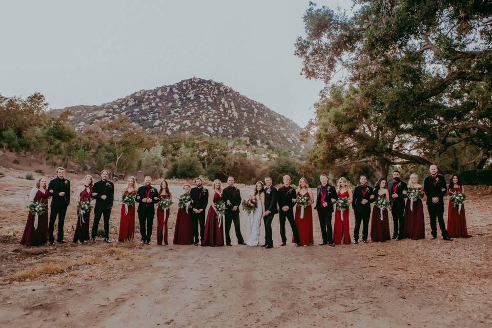 Mt. Woodson Wedding Photograph