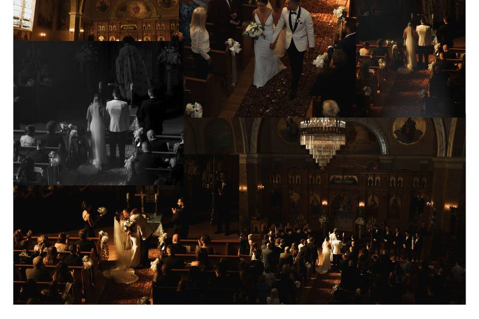 Collage of church