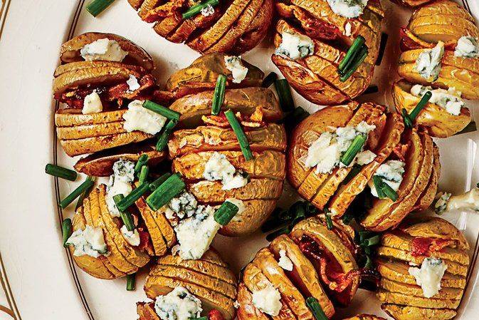 Blue Cheese & Bacon Hassleback Potato