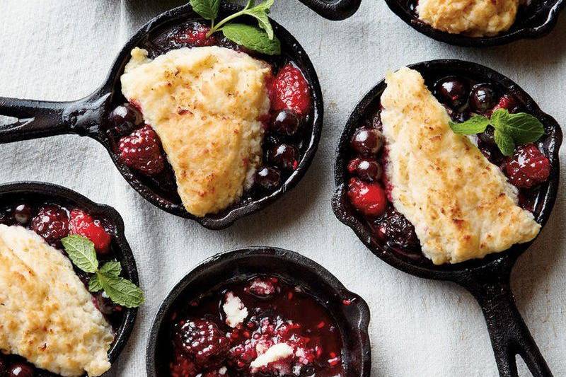 Mini Berry Cobblers