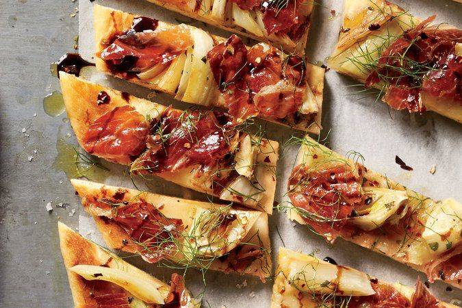 Roasted Fennel and Proscuitto Flatbread
