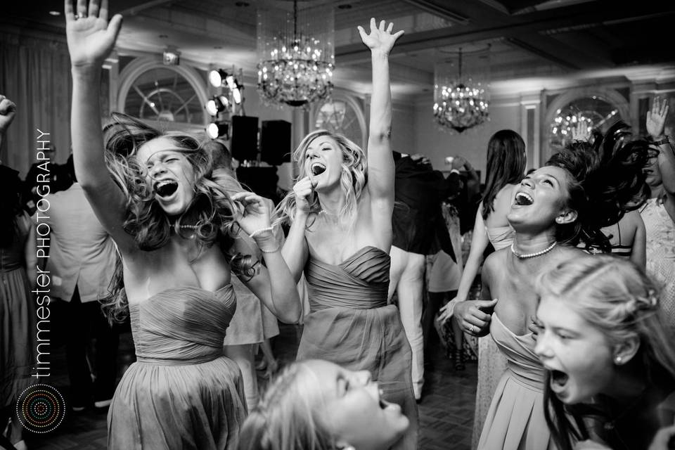 Wedding dance party