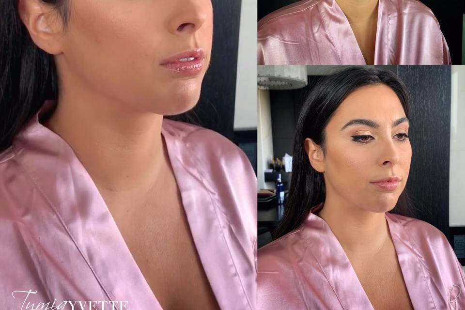 Soft bridesmaid makeup