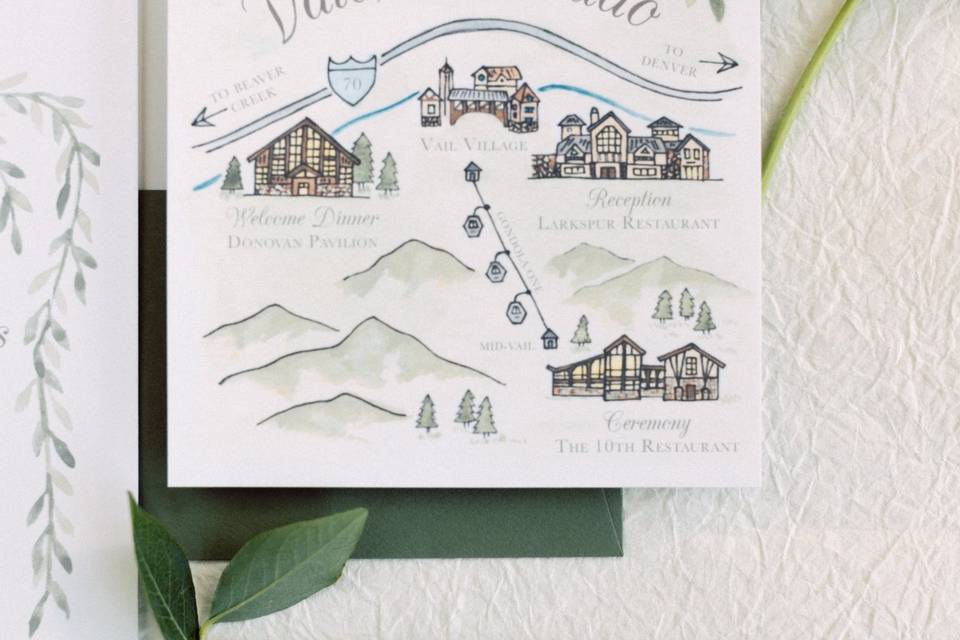 Wedding map