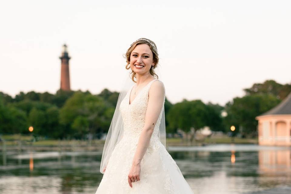 Whalehead Club Bridal Portrait