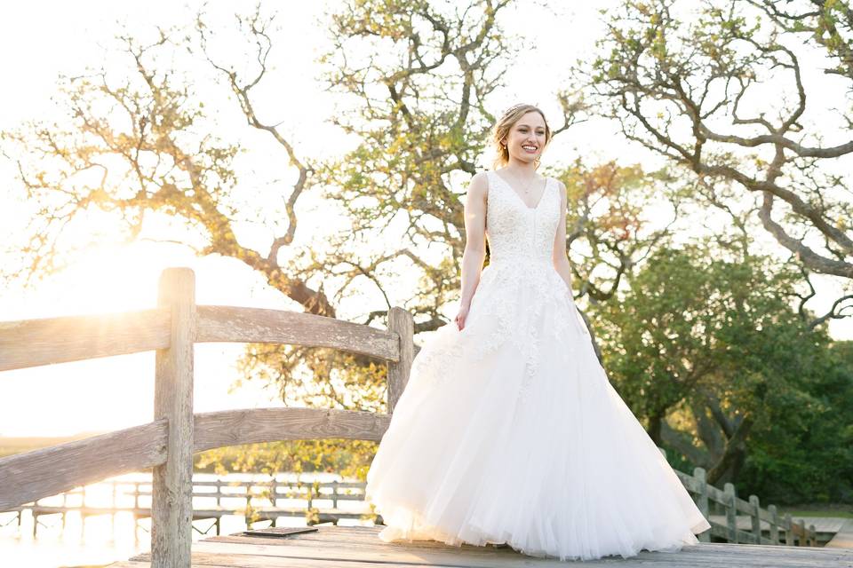 Whalehead Club Bridal Portrait