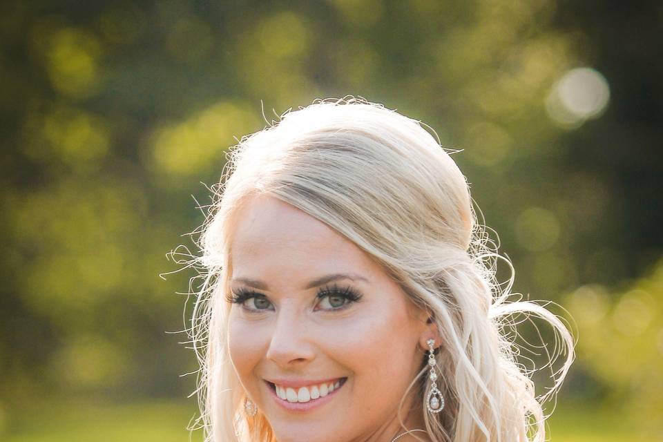 Bride at Patterson Fruit Farm