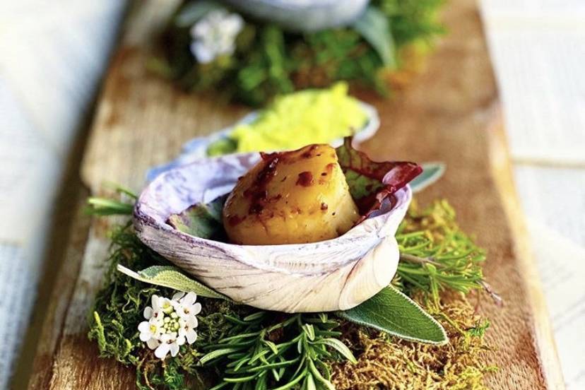 Crab cake hors d'oeuvres