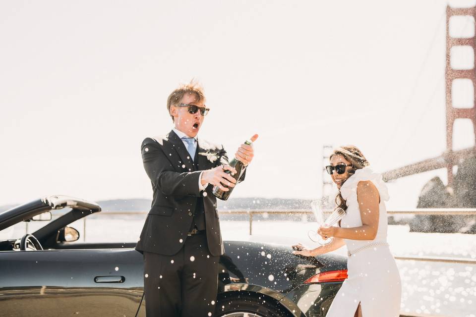 Golden Gate Bridge Wedding